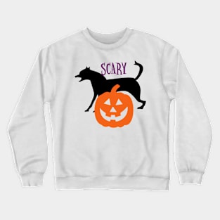 Halloween Wolf Crewneck Sweatshirt